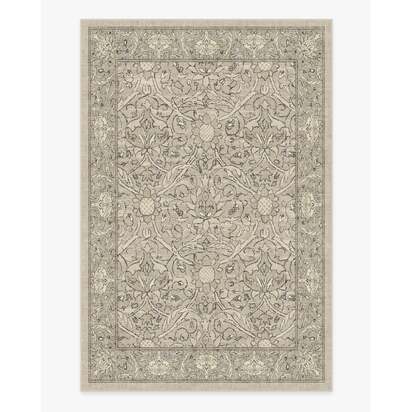 Montreal Natural Stone Flatwoven Rug by Morris & Co. - 200 x 290 cm - Rug + Cushioned Pad System