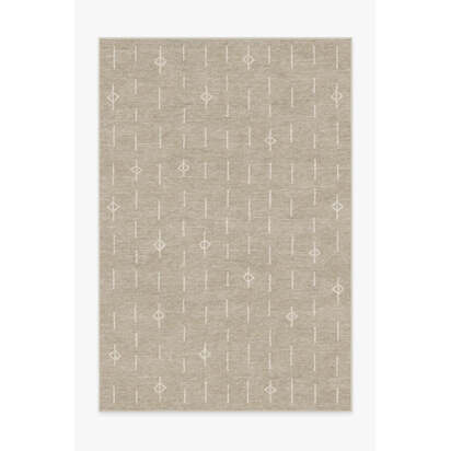 Alina Light Stone Flatwoven Rug - 200 x 290 cm - Rug + Cushioned Pad System