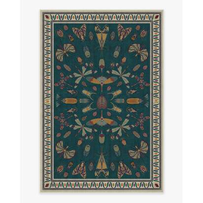 Flutterby Flatwoven Rug by Iris Apfel - 200 x 290 cm - Rug + Cushioned Pad System