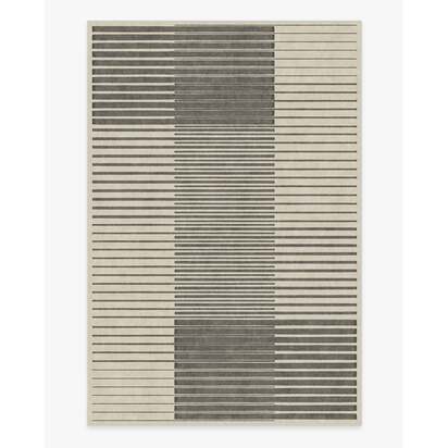 Gradasi Grey Flatwoven Rug - 200 x 290 cm - Rug + Cushioned Pad System