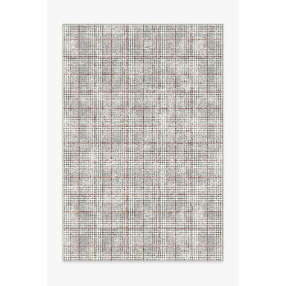 Glen Plaid Flatwoven Rug - 200 x 290 cm - Rug + Cushioned Pad System
