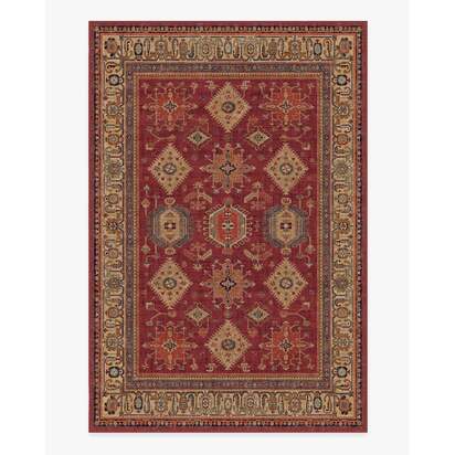 Cambria Ruby Flatwoven Rug - 200 x 290 cm - Rug + Cushioned Pad System