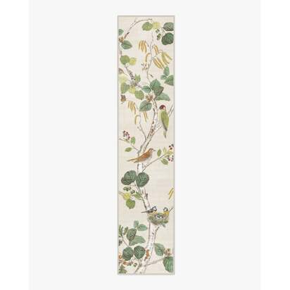 Woodland Chorus Fawn Flatwoven Rug by Sanderson - 75 x 365 cm - Rug + Pad System