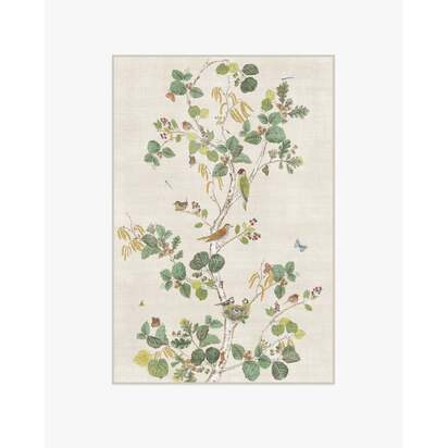 Woodland Chorus Fawn Flatwoven Rug by Sanderson - 120 x 185 cm - Rug + Pad System
