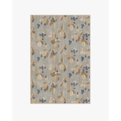 Rubus Azure & Fawn Flatwoven Rug by Sanderson - 120 x 185 cm - Rug + Pad System