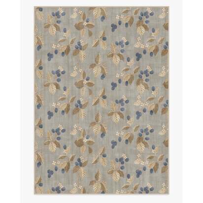 Rubus Azure & Fawn Flatwoven Rug by Sanderson - 305 x 425 cm - Rug + Pad System
