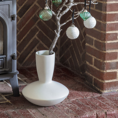 Kami Vase White 270x270x295mm