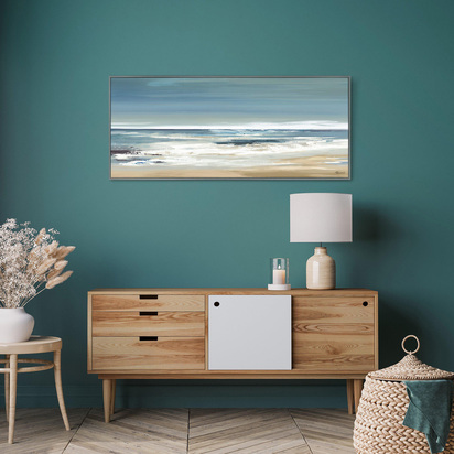 Studio Along the Coastline Framed Canvas 520x30x1220mm