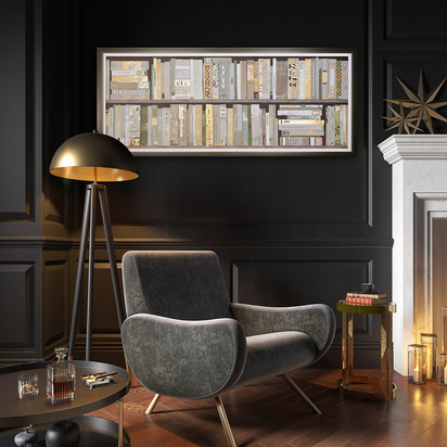 Gallery Study Framed Art