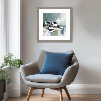 Coastal Study Framed Art