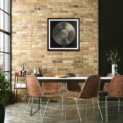Studio Top of the Pops Framed Art 690x30x690mm