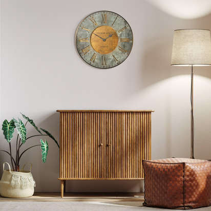Windsor Wall Clock Star 21in  - 21 Inch
