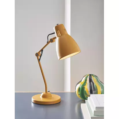 John Lewis Tony Desk Lamp Mustard | H38 x W13.50 x D24cm