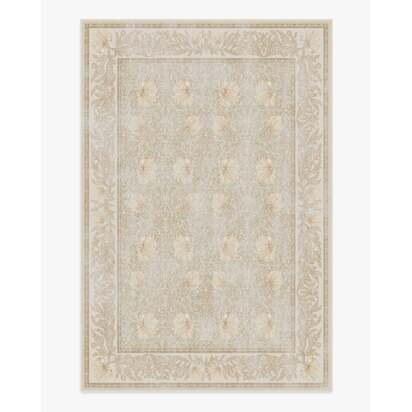 Pimpernel Vintage Blush Flatwoven Rug by Morris & Co. - 185 x 275 cm - Rug + Pad System