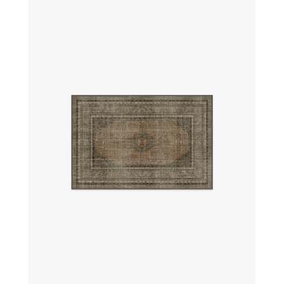 Rowan Stone & Soft Clay Flatwoven Rug - 60 x 90 cm - Rug + Pad System