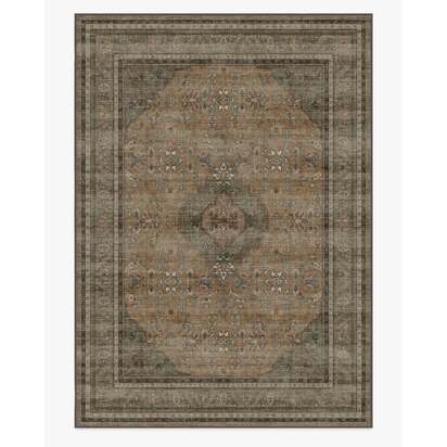 Rowan Stone & Soft Clay Flatwoven Rug - 305 x 425 cm - Rug + Pad System