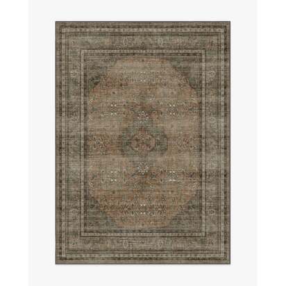 Rowan Stone & Soft Clay Flatwoven Rug - 150 x 215 cm - Rug + Cushioned Pad System