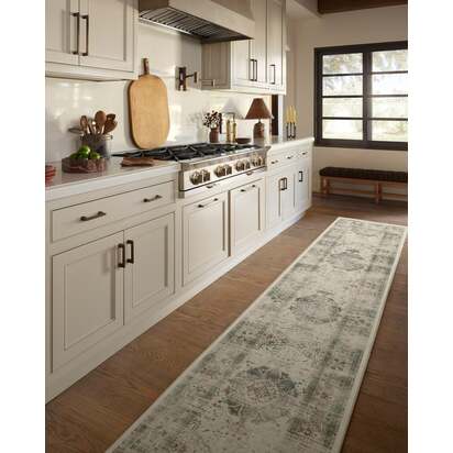 Sarrah Sage Flatwoven Rug - 200 x 290 cm - Rug + Pad System