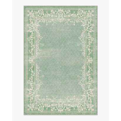 Juliet Sage Green Flatwoven Rug - 200 x 290 cm - Rug + Pad System