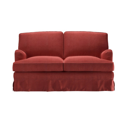 Bluebell Skirted Cover 2 Seat Sofa Bed in Indian Summer Easy Cotton