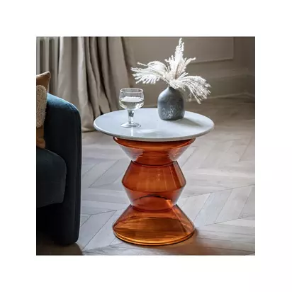 Gallery Direct Mesa Side Table Orange | 51.0cmx51.0cmx51.0cm