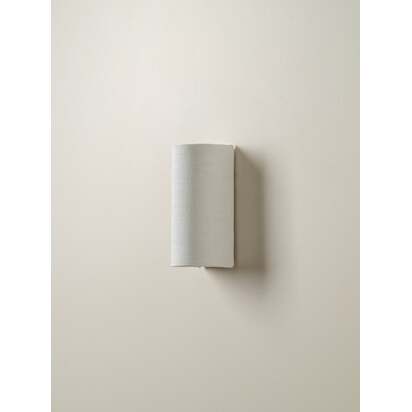 Folia - natural linen single wall light