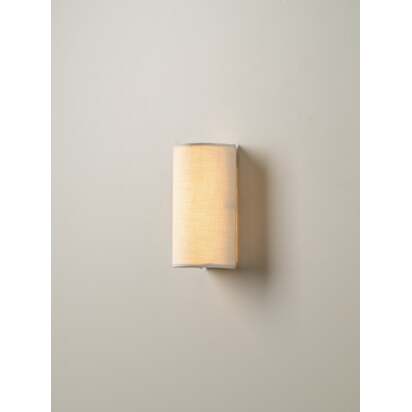 Folia - natural linen single wall light