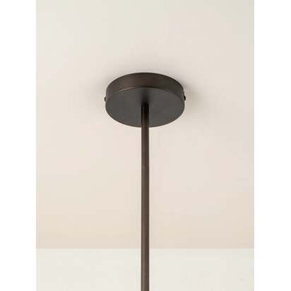 Chelso - 6 light bronze and opal pendant - Default Title