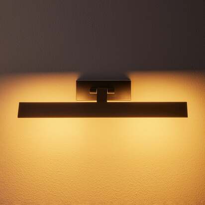 Smaller Pelton picture light in black