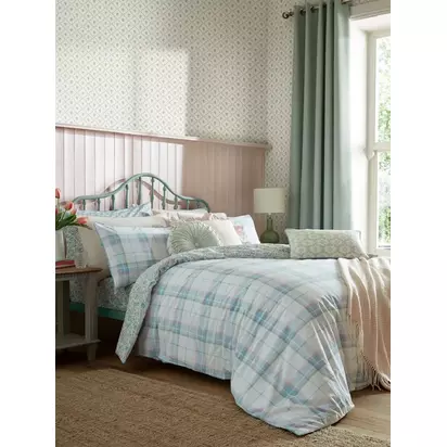Laura Ashley Sherston Duvet Cover Set Powder Blue | L200 x W200cm