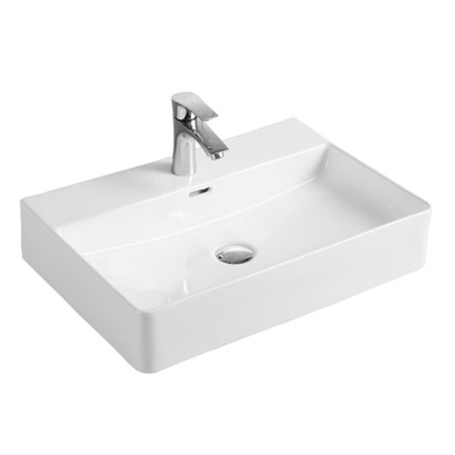 Sophia Rectangular 1 Tap Hole Countertop Basin - 600 x 420mm