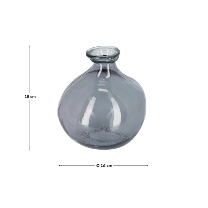 Brenna small blue vase