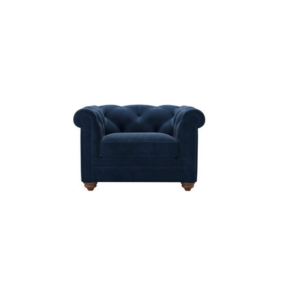Patrick Loveseat in Harbour Aquaclean Clever Velvet