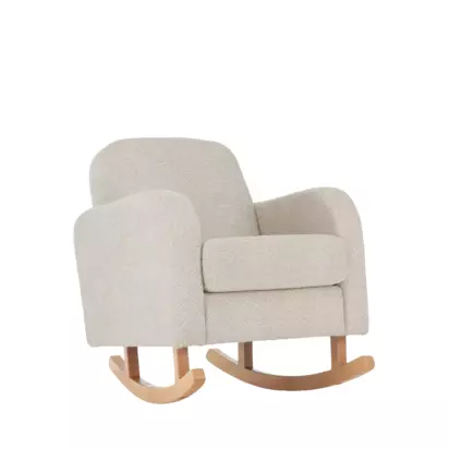 CuddleCo Etta Nursing Chair Boucle Mushroom | H86 x W70 x D90cm