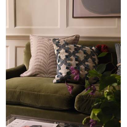 OKA | Areca Cushion Cover - Plaster | Cushion Cover