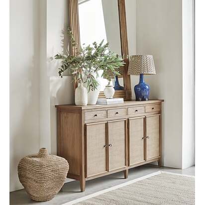 OKA | Balabac Rattan Sideboard - Natural | Sideboard