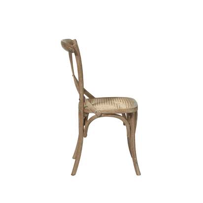 OKA | Camargue Oak Dining Chair - Weathered Oak | Luxury Dining Chairs & Sets
