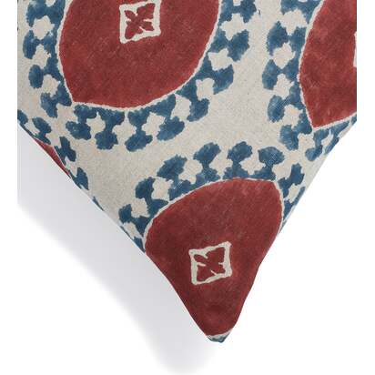 OKA | Contorno Cushion Cover - Blood Orange | Luxury Cushion Covers