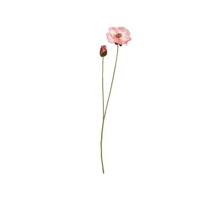 OKA | Faux Poppy Stem - Pink | Faux Flower Stem