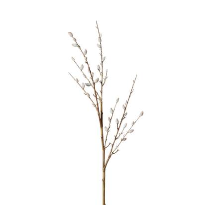 OKA | Faux Pussy Willow Branch - Grey | Faux Flower Branch