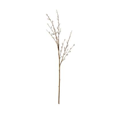 OKA | Faux Pussy Willow Branch - Grey | Faux Flower Branch