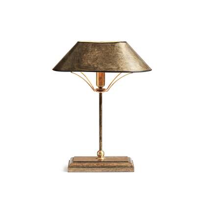 OKA | Grisewood Table Lamp and Shade - Rubbed Bronze | Table Lamp