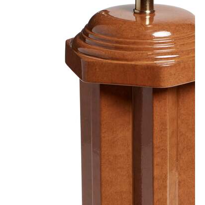 OKA | Palais Table Lamp Base - Burnt Orange | Table Lamp