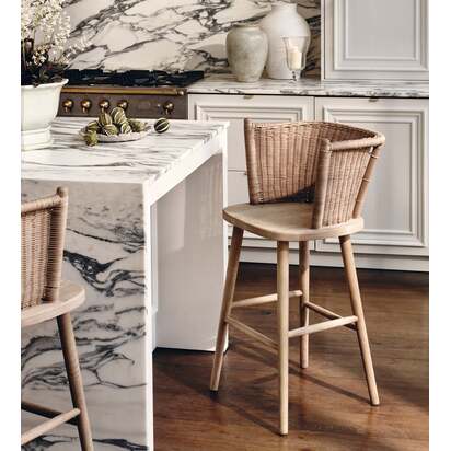 OKA | Taino Bar Stool - Natural | Bar Stool