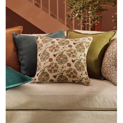 OKA | Archibald Cushion Cover - Charcoal | Cushion Cover