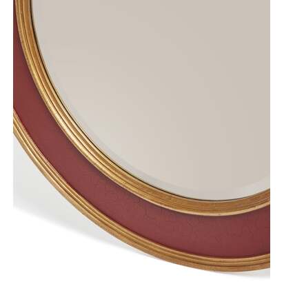 OKA | Varuna Mirror - Chinese Red | Wall Mirror