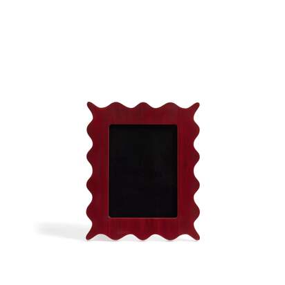 OKA | Talasa Photo Frame 5x7" - Brushed Red | Picture Frame
