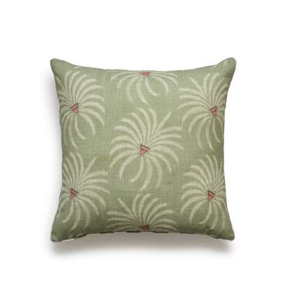 OKA | Jussara Outdoor Cushion - Sage | Outdoor Cushion