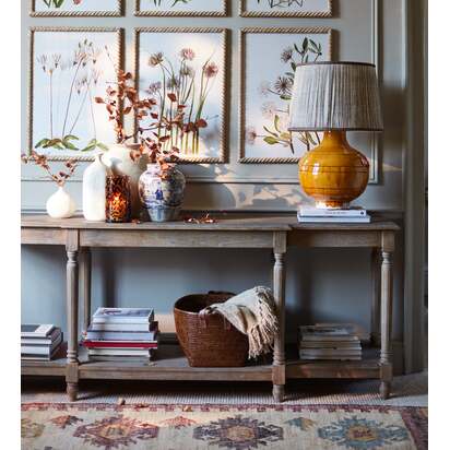 OKA | Fairfax Basket - Large - Brown | Storage Basket