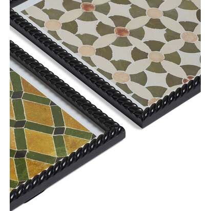 OKA | Pair Of Aveiro Framed Prints - Multi | Print